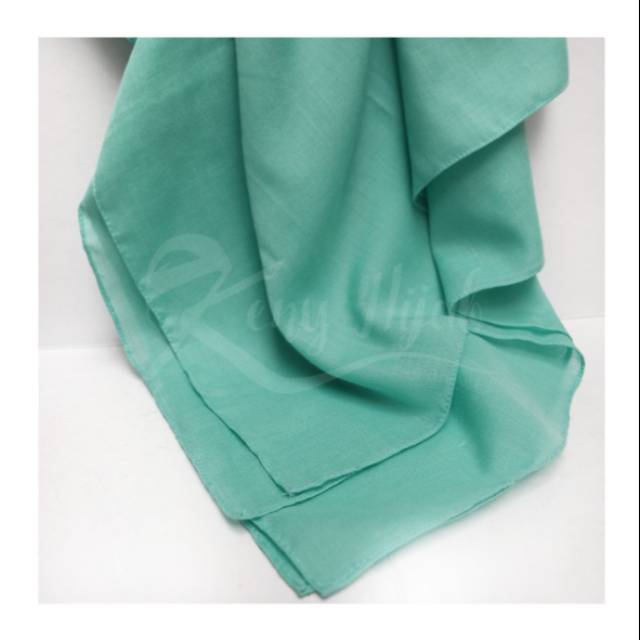 Premium voal / voile / polos / warna mint / plain square / hijab segi empat / mint