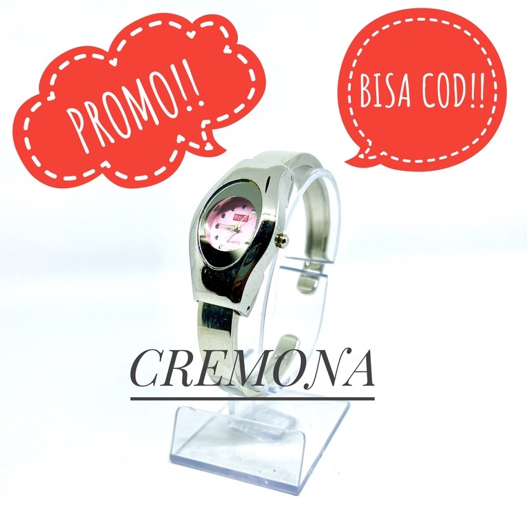 CREMONA Jam Tangan Wanita Cewek Import Analog Model Gelang Fashion