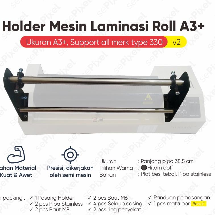 

[PRODUK J6CEM] Penyangga laminating Holder Mesin Laminasi Roll A3 EPA