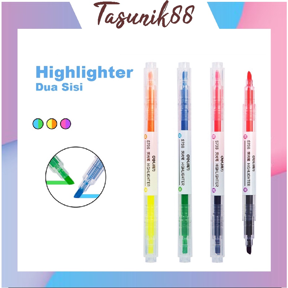 

⭐TasUnik88⭐ S010 HIGHLIGHTER STABILO WARNA WARNI 2IN1 2 ARAH PENSIL STABILO PANJANG WARNA 2 SISI STABILO PENSIL WARNA MELUKIS MEWARNAI