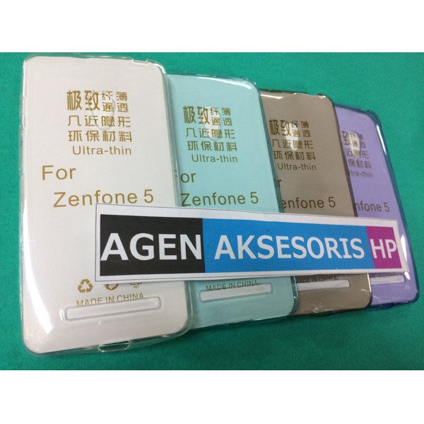 Soft Case Zenfone 5 Asus A500CG 5 inchi Ultrathin Silikon Elastis
