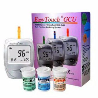 Easy touch GCU 3in1 - alat Easy touch GCU - Alat cek gula darah - alat tes darah