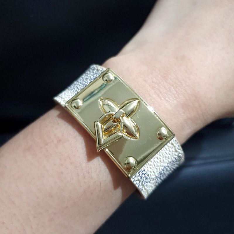 Promo Gelang Kulit Branded Band Motif elv. Premium Quality Gelang tangan Kulit Fashion import  1138