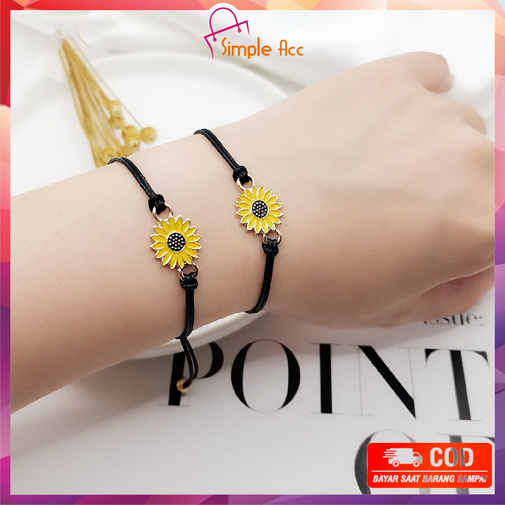 DO-K65 Gelang Tali Persahabatan Anyaman Korean Fashion Gelang BFF Gelang Pasangan Sahabat Gelang etn