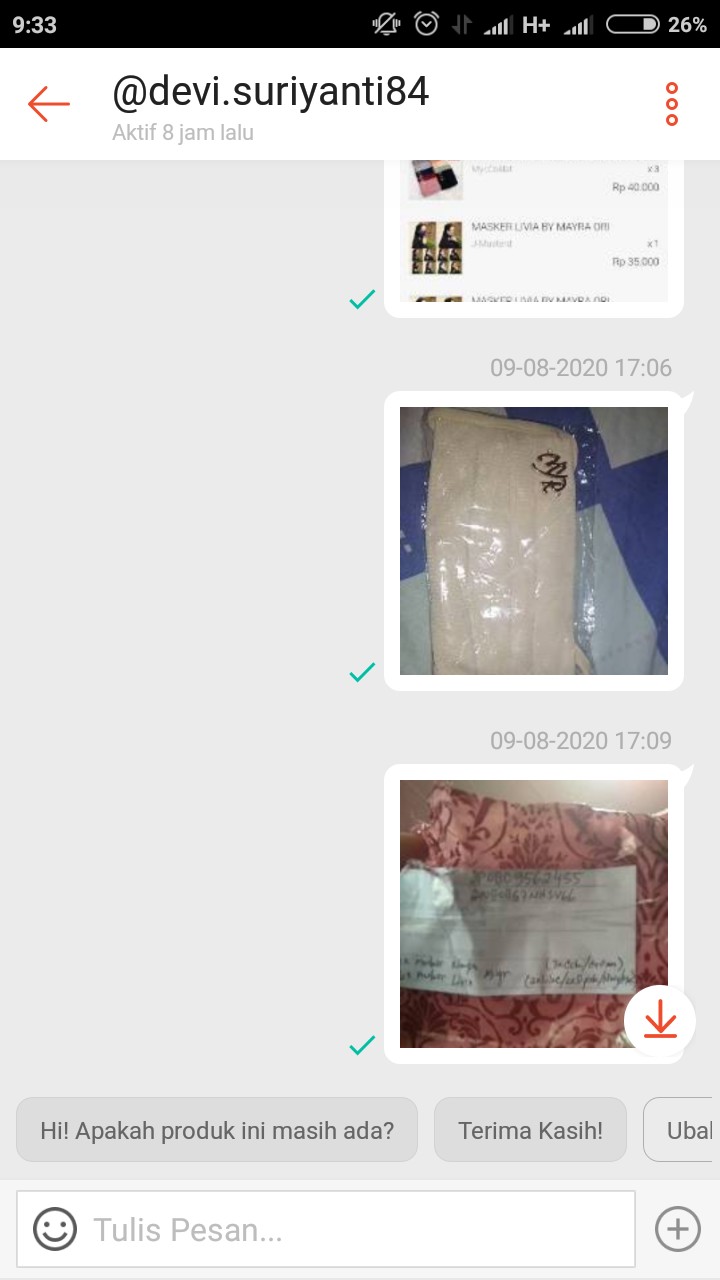 Masker Livia By Mayra Ori