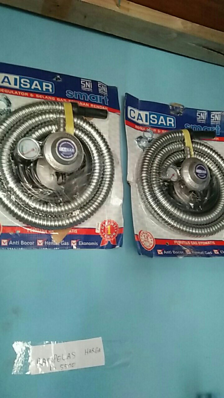 Paket Caisar Smart Regulator ( Meter ) + Selang Aluminium Sni