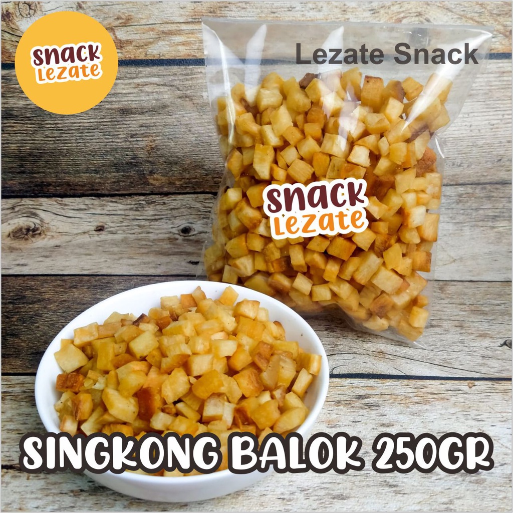 

Sedap Snack - Singkong Balok 250gr Murah / Kripik Singkong Kotak Dadu Asin Gurih Renyah Khas Padang Keripik Pohong