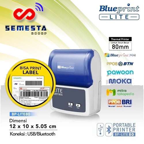 PRINTER THERMAL BLUEPRINT PORTABLE BP-LITE 80