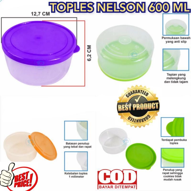 TOPLES PLASTIK LEBARAN 1/2 Kg 600 ML KMP TRISULA