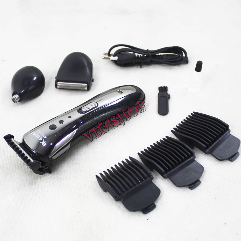 Kemei KM 1407 Alat Cukur Rambut Shaver Trimer Cukuran Kumis/Jenggot/Bulu Hidung Alat Cukur Multi