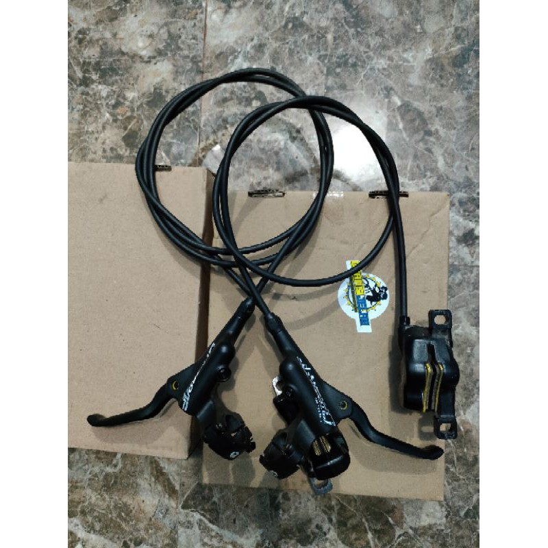 Brake set Orion Tektro 4 + 4 Piston bekas