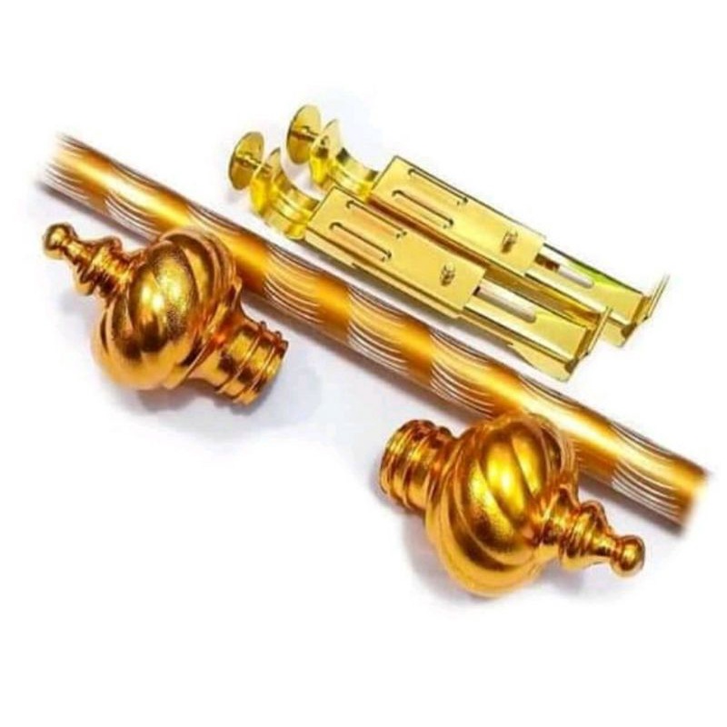 Besi Hordeng/Batang Korden  1,5 Meter Full Set