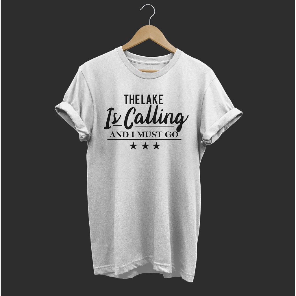 KAOS Big Size The Lake is Calling M-L-XL-XXL-XXXL-XXXXL-XXXXXL Jumbo