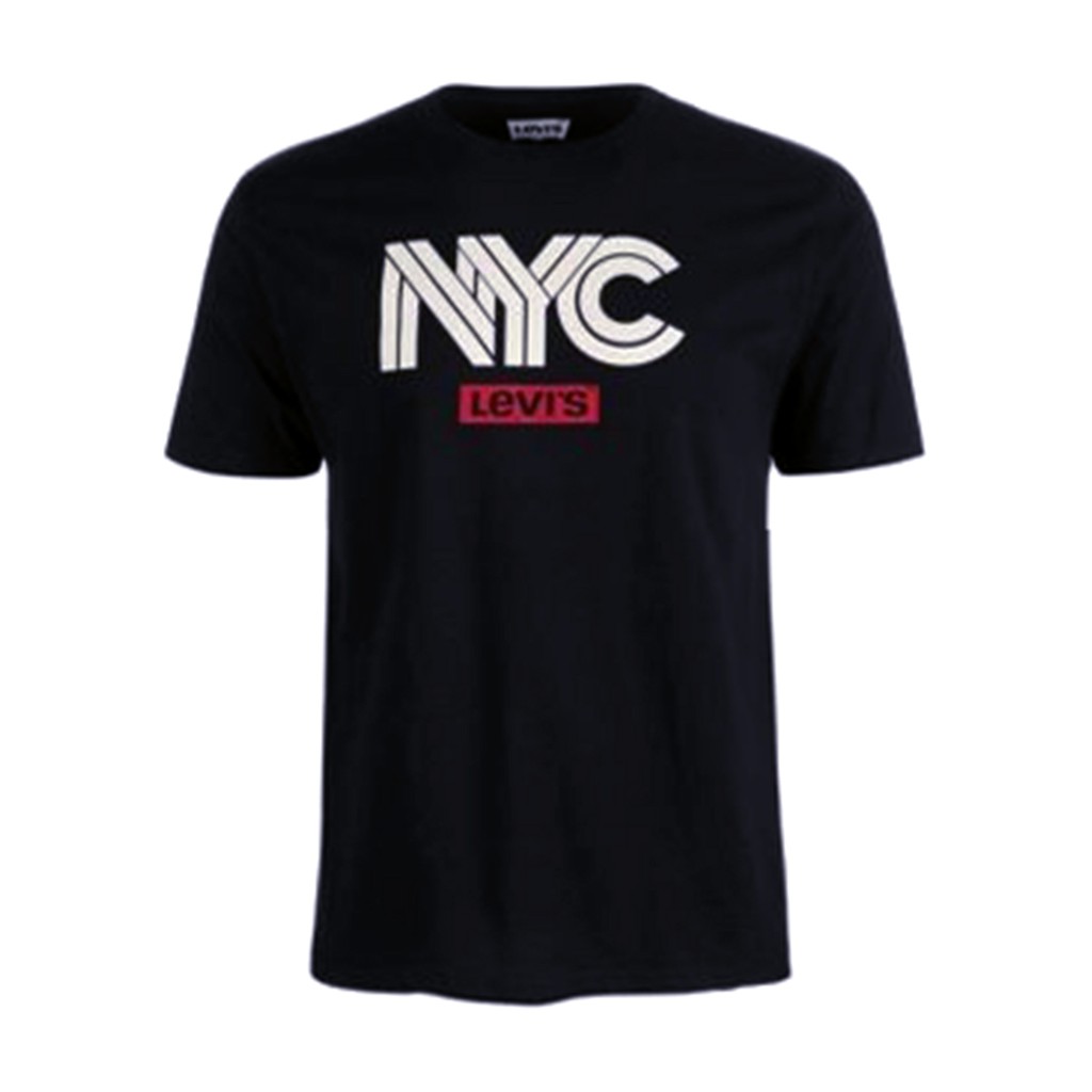 Kaos Levi's | Kaos Pria | New York City Hitam | KLPNYC - 01