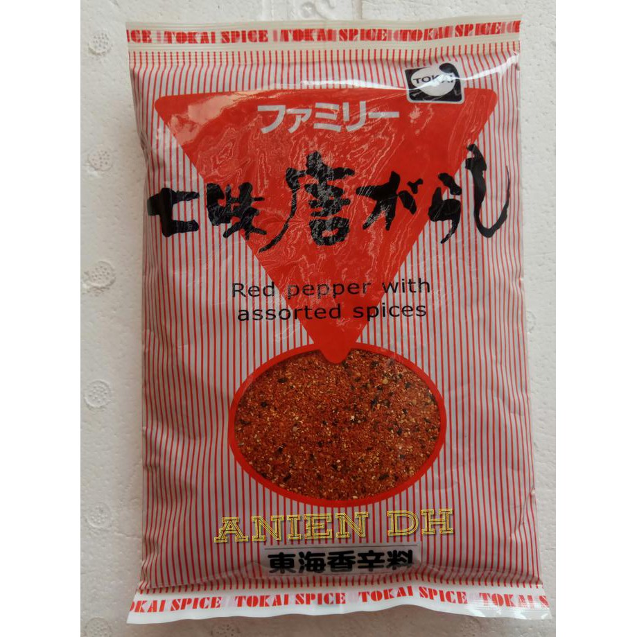 

BERKUALITAS! Shichimi togarashi tokai spice nanami cabe cabai bubuk 300g 7 campuran