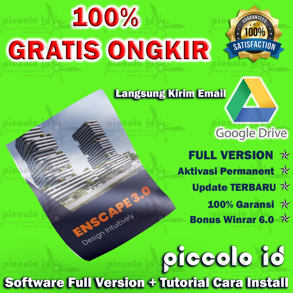 Enscape 3D 3.4 + Asset Library Full Version for Rhino SketchUp AchiCAD Revit || Link Download