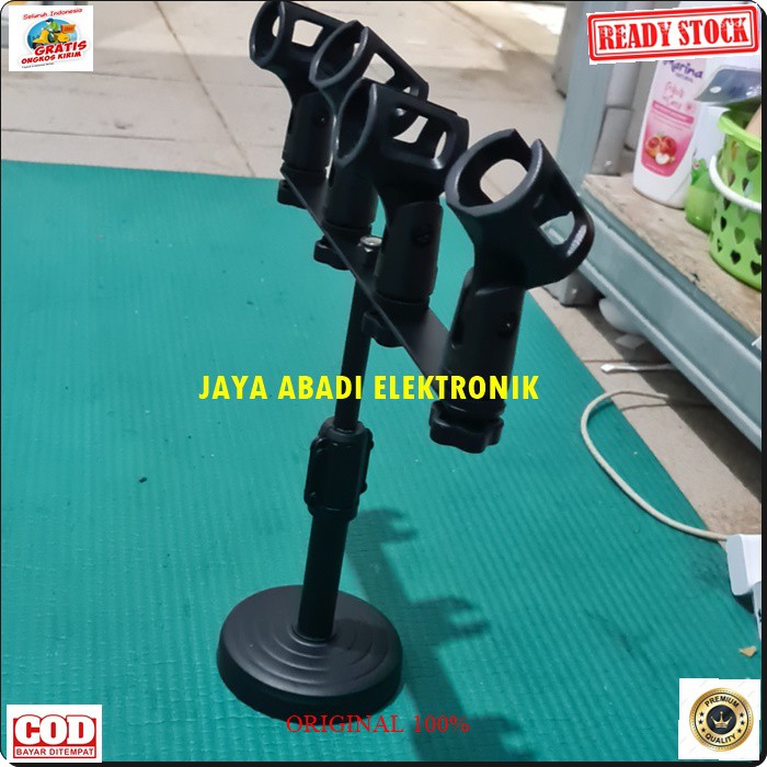 G549 ORIGINAL STAND MIC HOLDER CABANG 4in1 TIANG MIK MICROPHONE standing PENYANGGA mikrophone VOCAL VOKAL  pegangan gantungan G549  BISA SEGALA JENIS MICROPHONE BISA SEGALA JENIS  STAND MIC UNIVERSAL  ISI PAKET HOLDER 4IN1 DAN CABANG G549