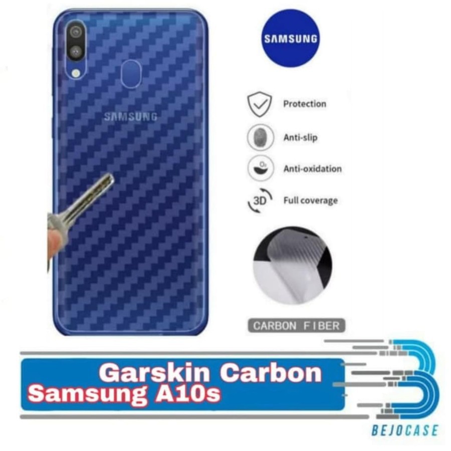 Back skin karbon atau gaskin carbon 3d samsung a10s, anti gores anti jamur anti licin