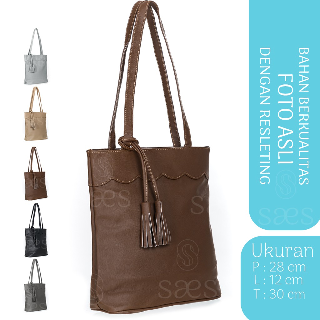 N.E.W PRODUKTas Tote Bag Wanita Cewek Simple Simply Stylish Style saes store id (resleting) Murah Naira saes store 001