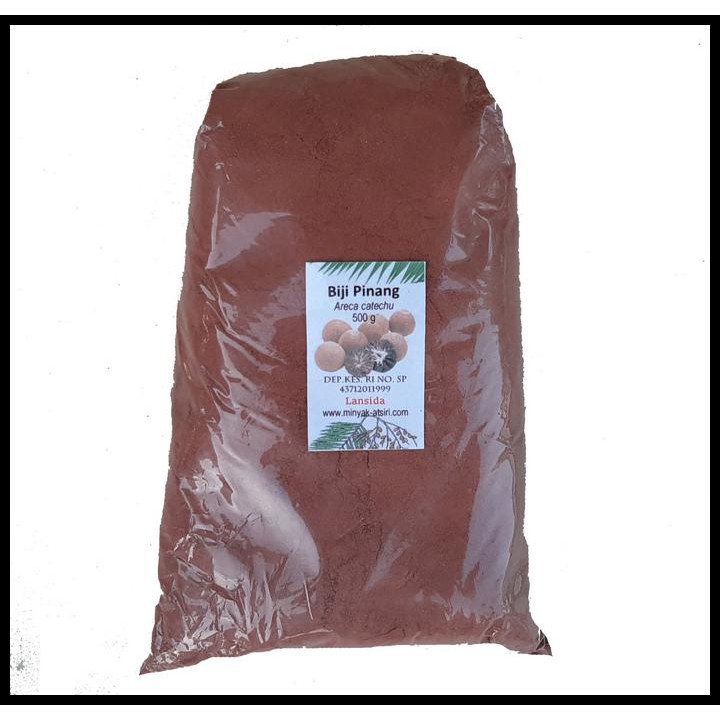 

Serbuk Pinang 500 G Bubuk Biji Jambe Betel Nut Powder Betel Palm Areca