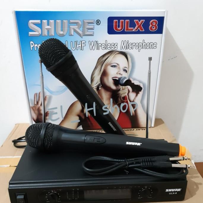 mic shure ulx8/ mic wireless shure ulx 8 handle wireless microphone