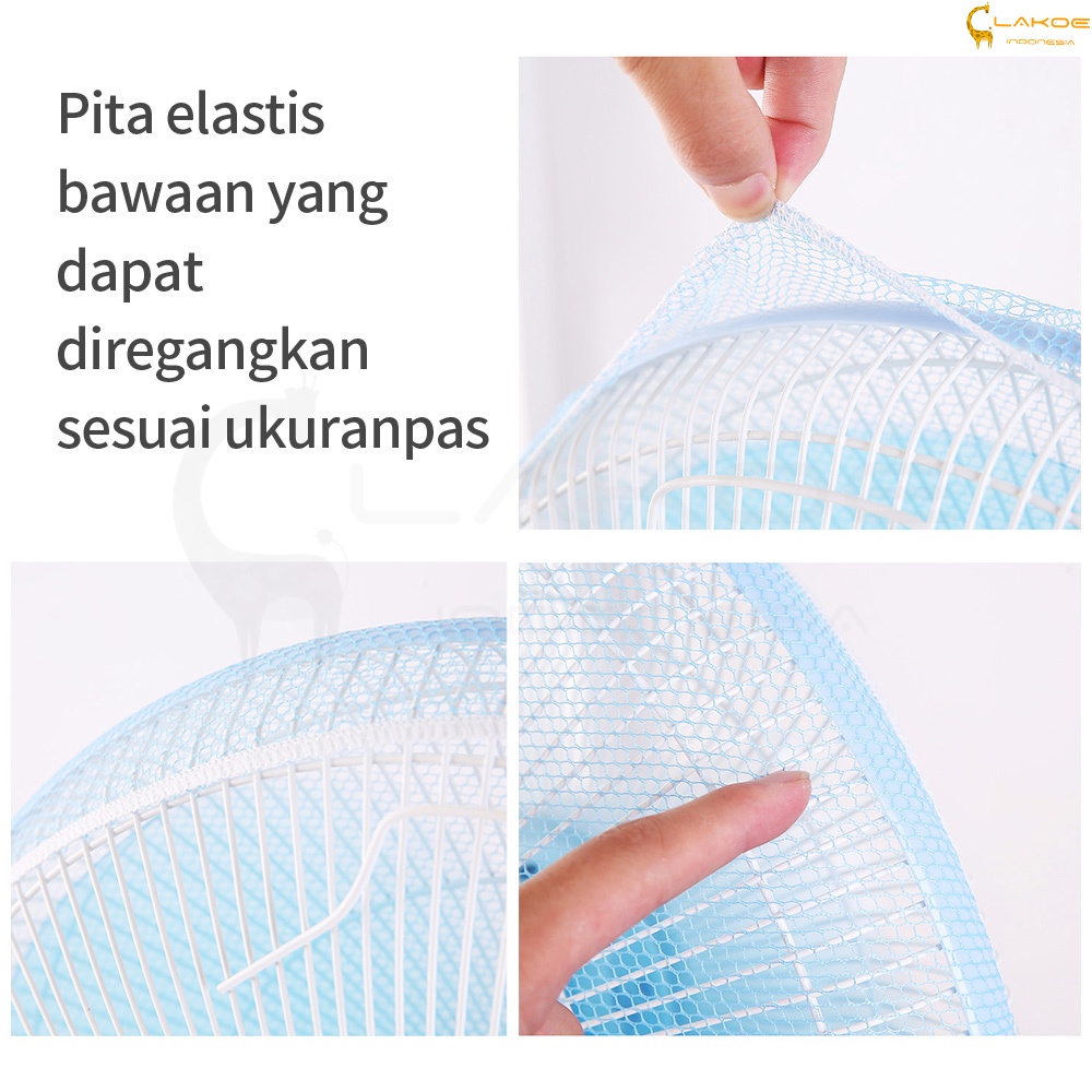 LAKOE Sarung Pelindung Kipas Angin / Penutup Kipas Angin Jaring / Fan Cover