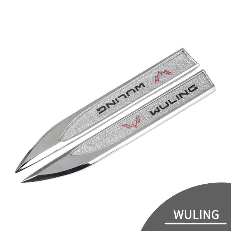 2pcs Stiker Logo Metal Berlian Imitasi Untuk Dekorasi Mobil Wuling Confero cortez almaz Confero s Mini EV