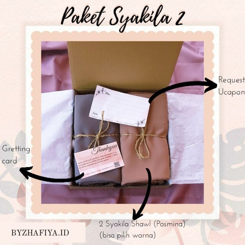 

Hampers Hijab Gift Box Hijab Pashmina (Paket Syakila 2) Byzhafiya.id