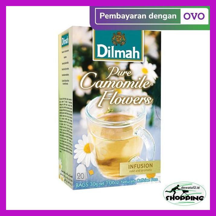 

E6Tdr6G- Dilmah Pure Camomile Flowers Tea - Teh Celup Infusion - Envelope 20S Uoy86Ky-