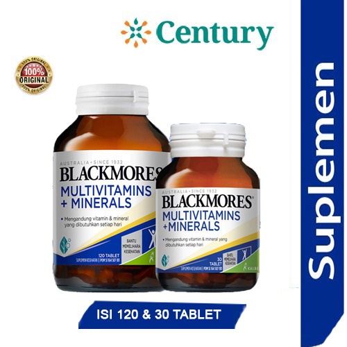 Blackmores Multivitamin + Mineral 30  & 120 Tablet/Daya Tahan Tubuh/Suplemen/Imunitas