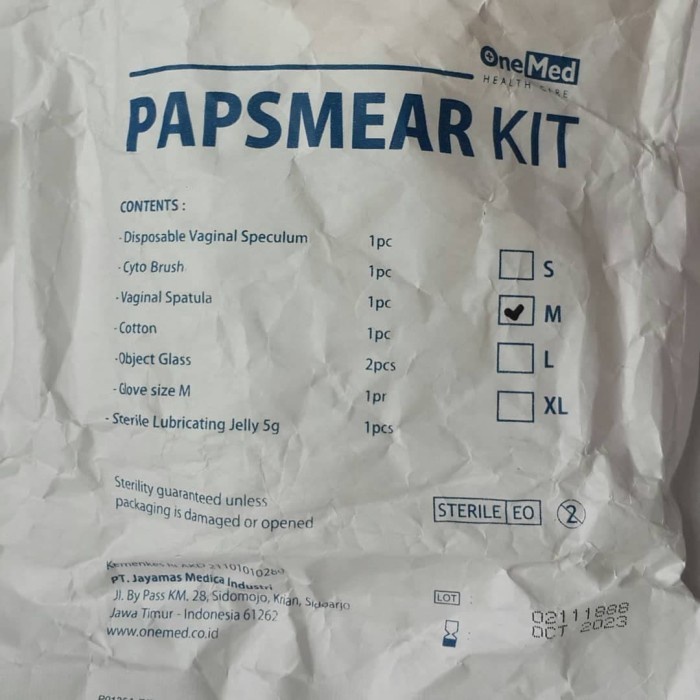PAP SMEAR KIT STERIL