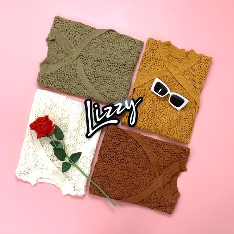 Lizzy - BLOUSE CROP ZEYA KNIT PREMIUM