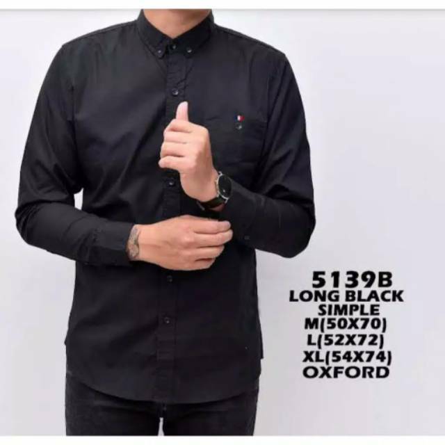 Kemeja Panjang Polos Pria Hem Kantor Kerja Formal Cowok Kasual NR_Outfit Official COD