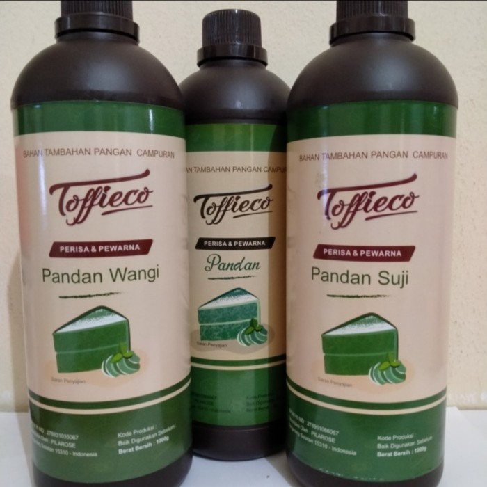 

Toffieco Pasta Pandan Pandan Wangi Pandan Suji 1kg - Pandan Suji