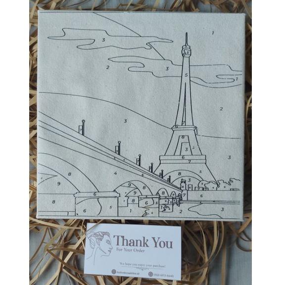 

㊔ Paint by Number Kit 20x20 cm | City ¤