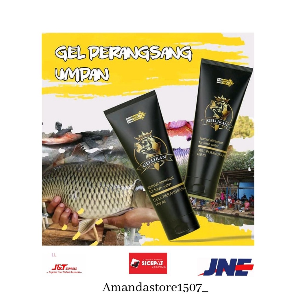 Gellikan Gell Perangsang Ikan Air Tawar Umpan Ikan Air Tawar
