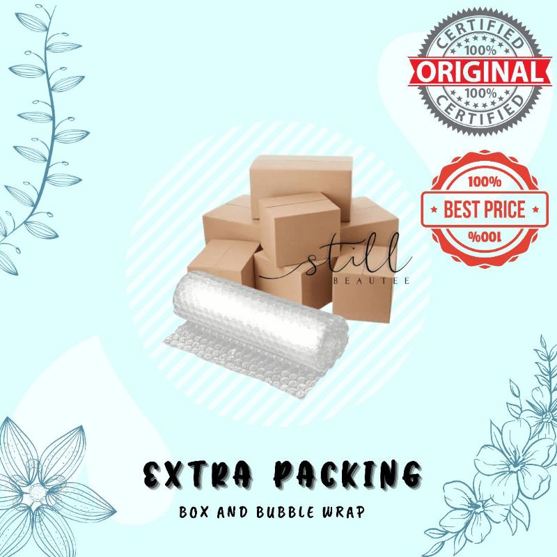 

EXTRA TAMBAHAN PACKING KARDUS BOX BUBBLE WRAP BUBLEWRAP BUBBLEWRAP