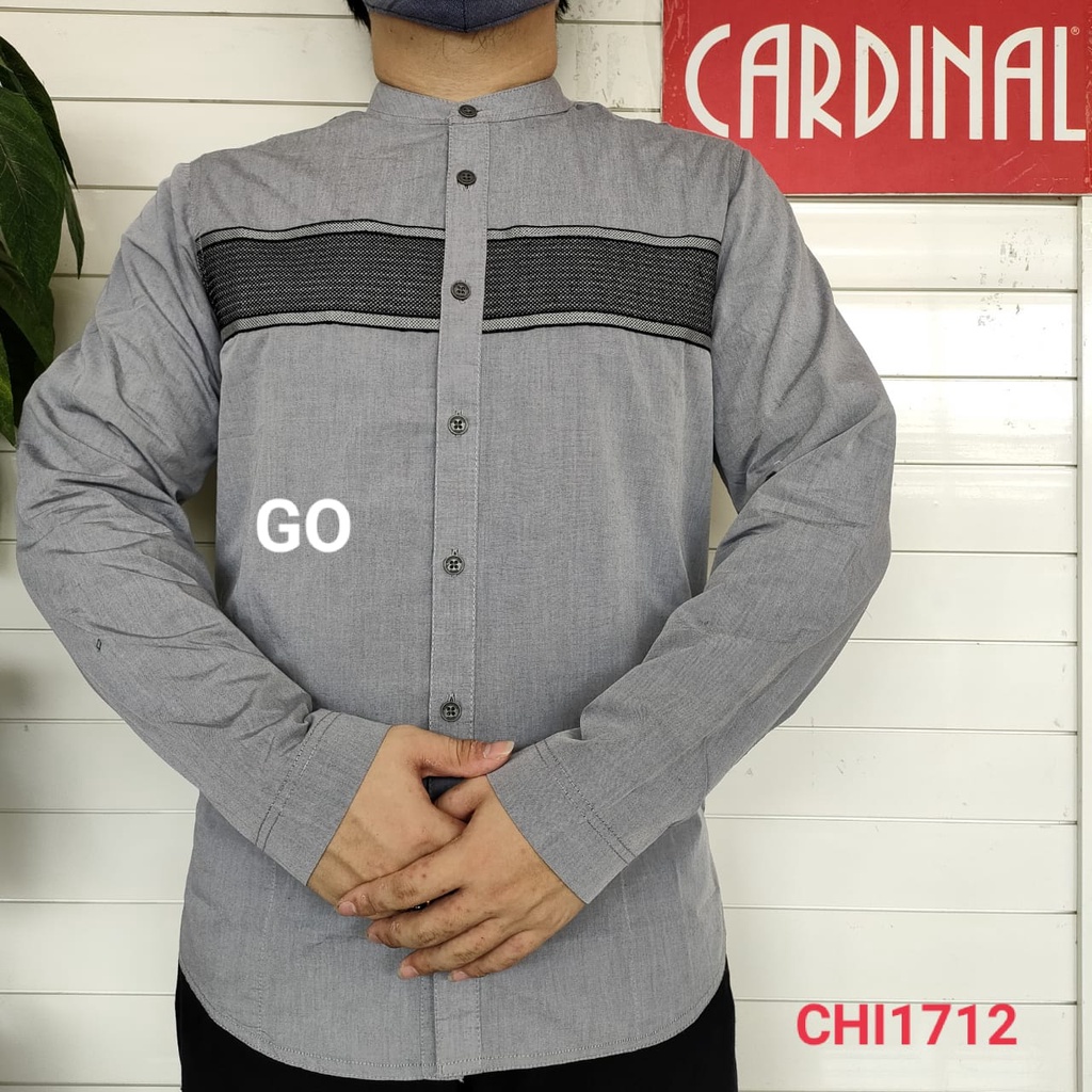 gof KRYB CARDINAL KEMEJA KOKO JUMBO Lengan Panjang Pria Atasan Muslim Distro Original