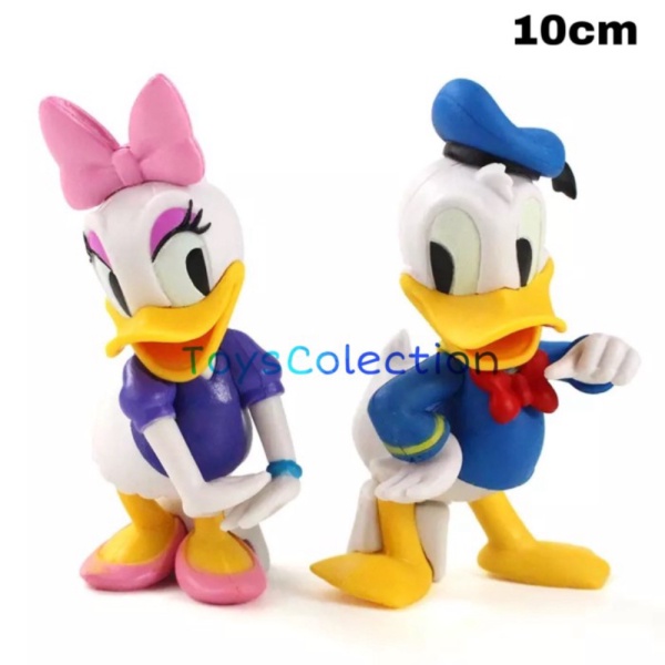 

- PCS Unik SET DONALD FLUFFY 2 DAISY DUCK ISI ACTION PUFFY DAISY FIGURE TOPPER Murah DONALD