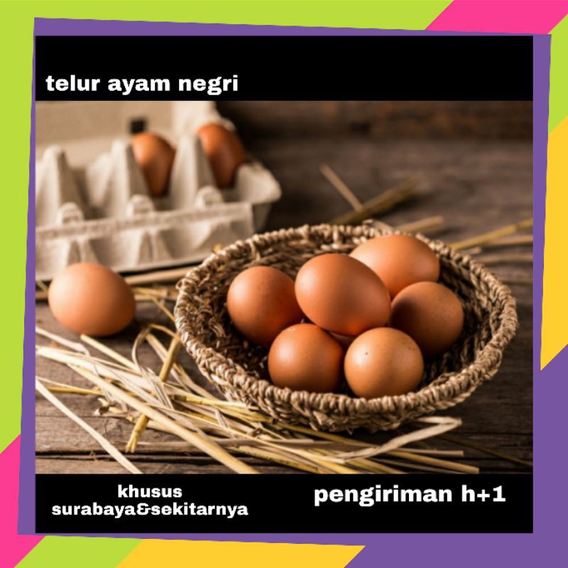 

telur telor ayam negeri per kg || sayur online murah surabaya