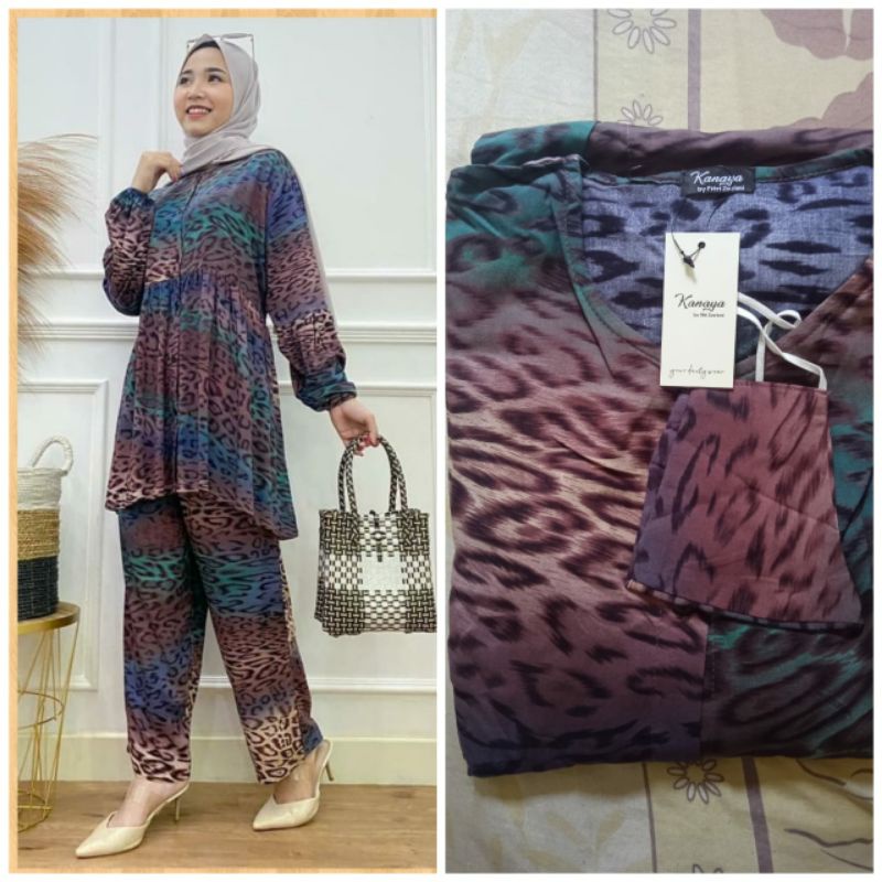 Oneset Babydoll Kanaya Free Masker