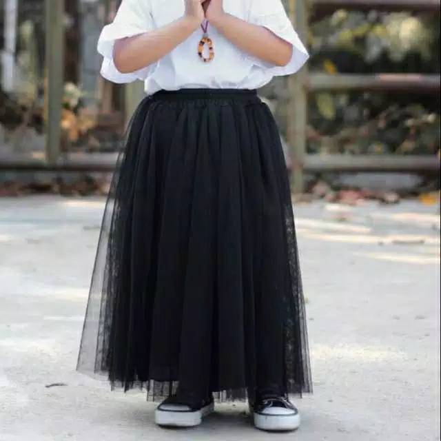 ROK TUTU POLOS ANAK/ROK TILE POLOS UNTUK ( UMUR 2 TH - 5 TH )