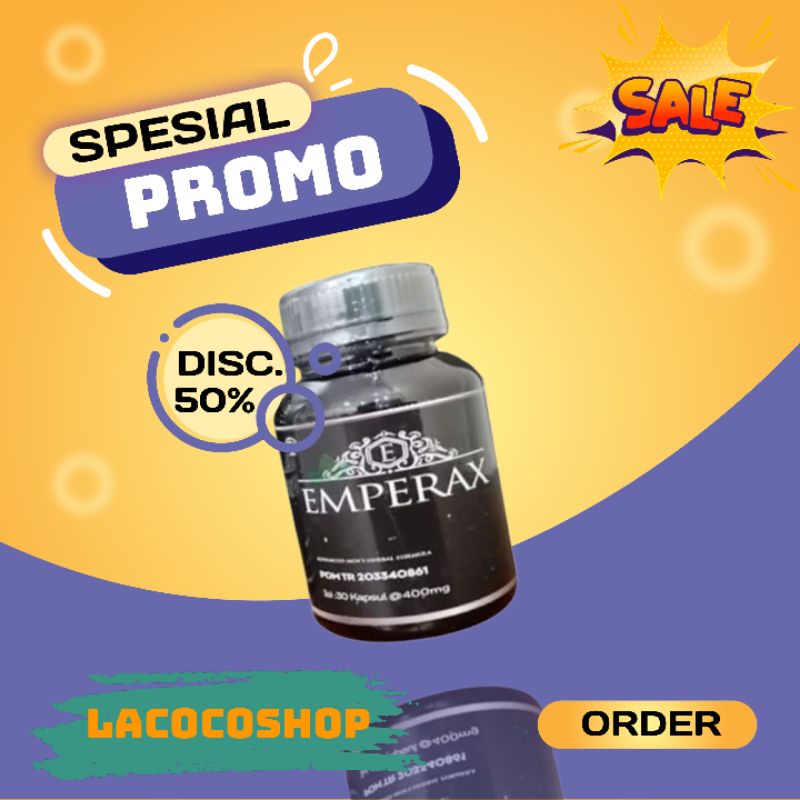 EMPERAX 400 mg Asli Suplemen Obat Pria Perkasa