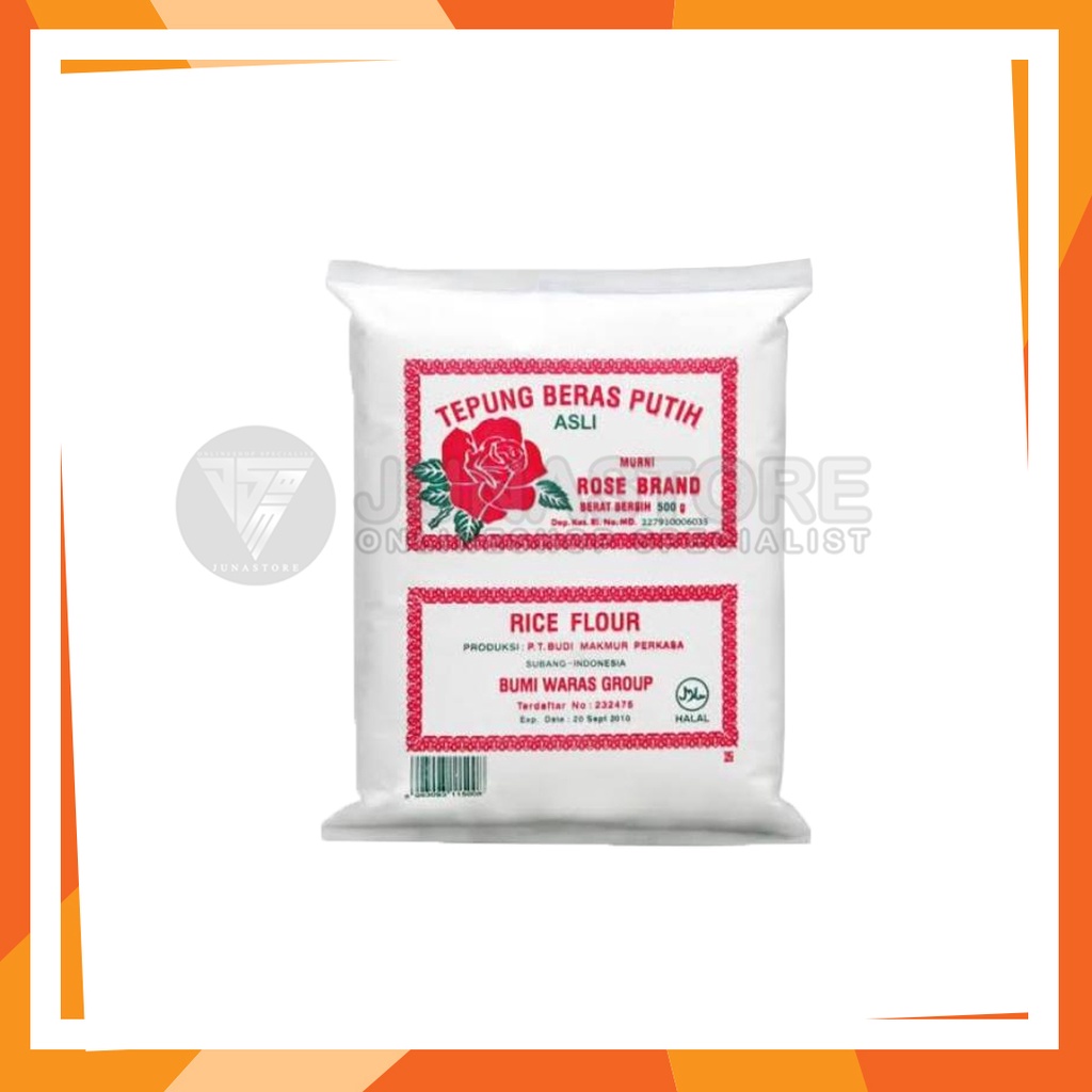 

Tepung beras putih rosebrand 500gr