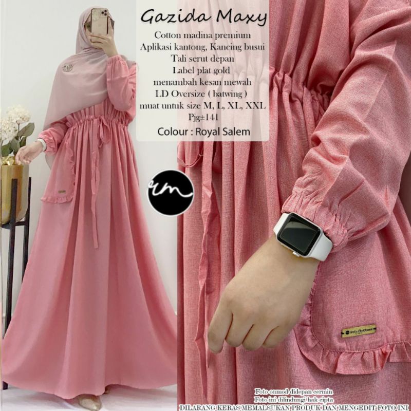 GAZIDA DRESS ORI BERLABEL BY RATU MULABESS