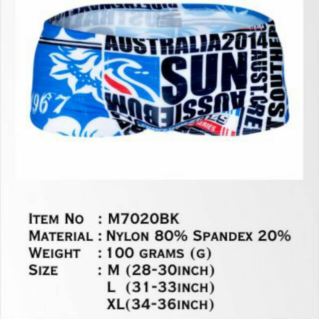 Celana Renang Aussiebum Freshhh Break M7020