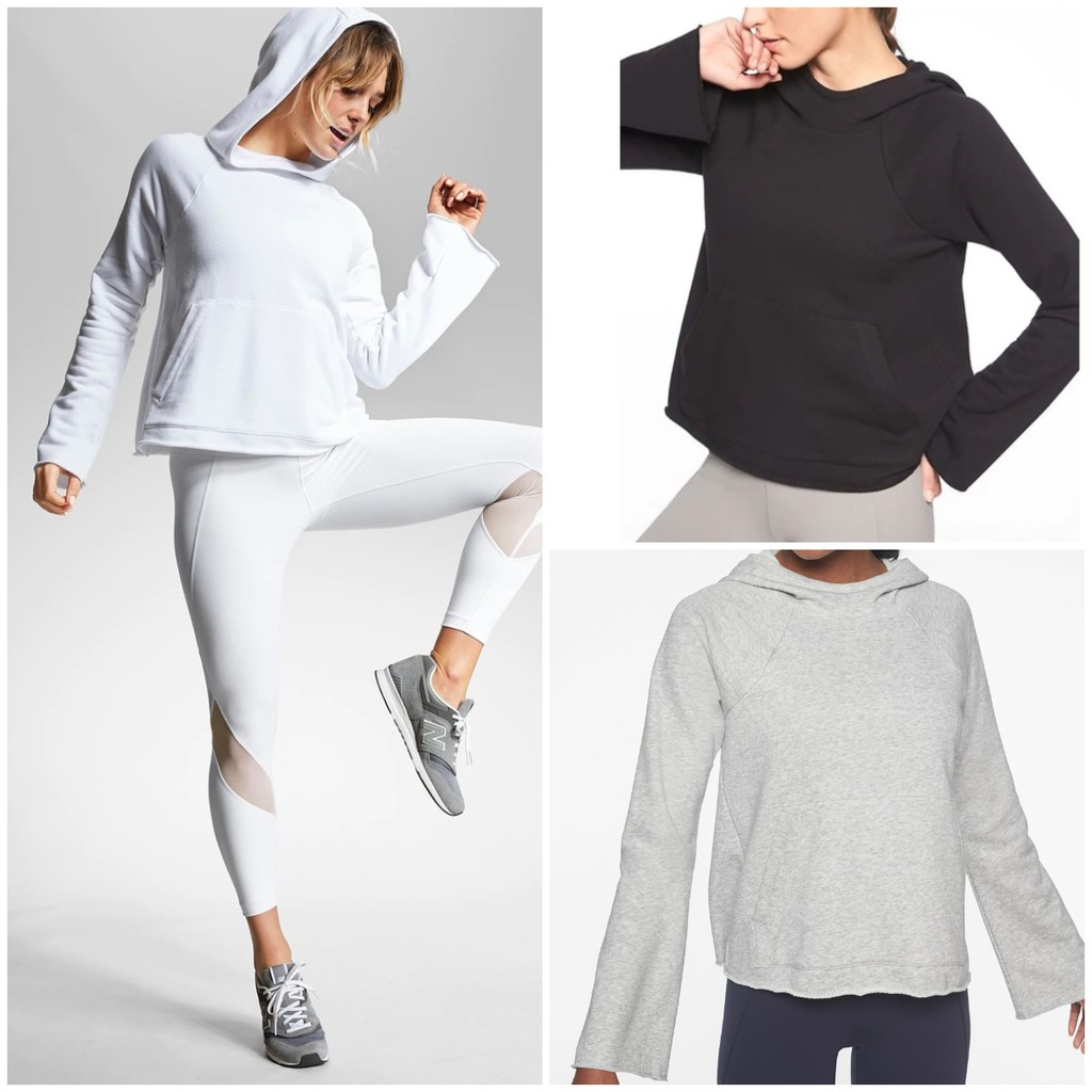 Hoodie Athleta French Terry Wanita Original