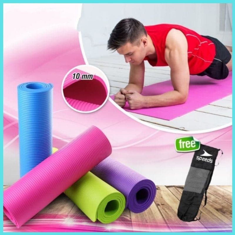 YOGA MATRAS / KARPET YOGA ANTI SLIP FREE TAS