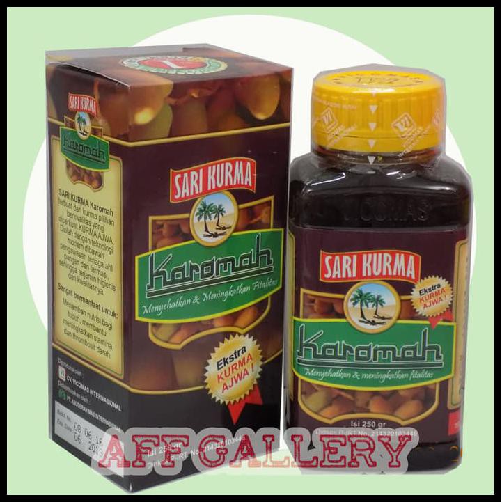 

TERBARU SARI KURMA KAROMAH EKSTRA KURMA AJWA ISI 250 GRAM