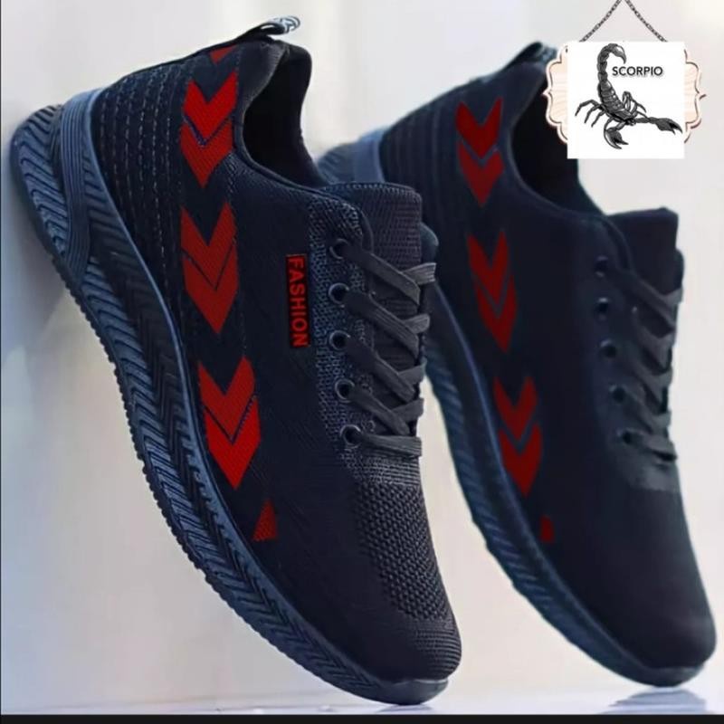 Sepatu Olahraga Eagle "Hybrid" Running / Lari 100% Original - Abu Oran 8Rf Sepatu Sekolah Olahraga S